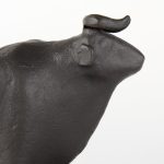 Taurus III (Set of 2) 9L x 4W Black Cast Aluminum Bull Bookends