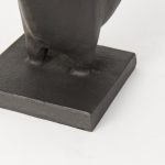 Taurus III (Set of 2) 9L x 4W Black Cast Aluminum Bull Bookends
