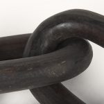 Tayla Large Black-Brown Wood Chain Link