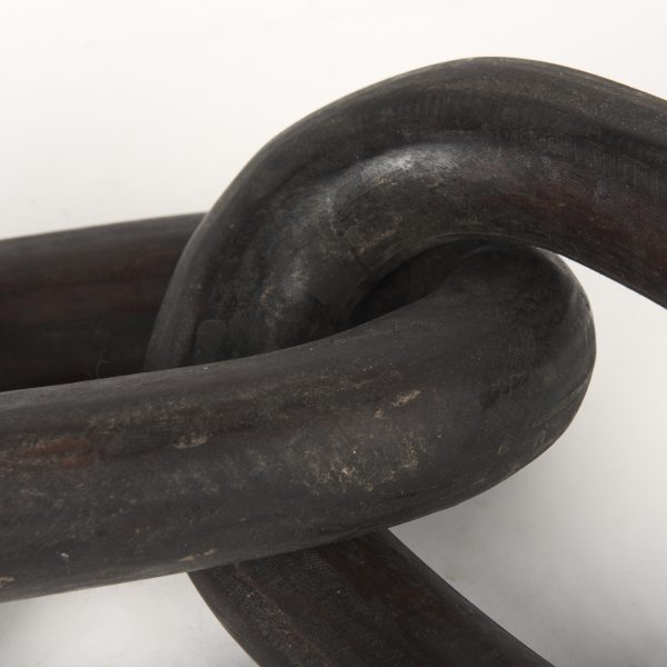 Tayla Large Black Brown Wood Chain Link 6