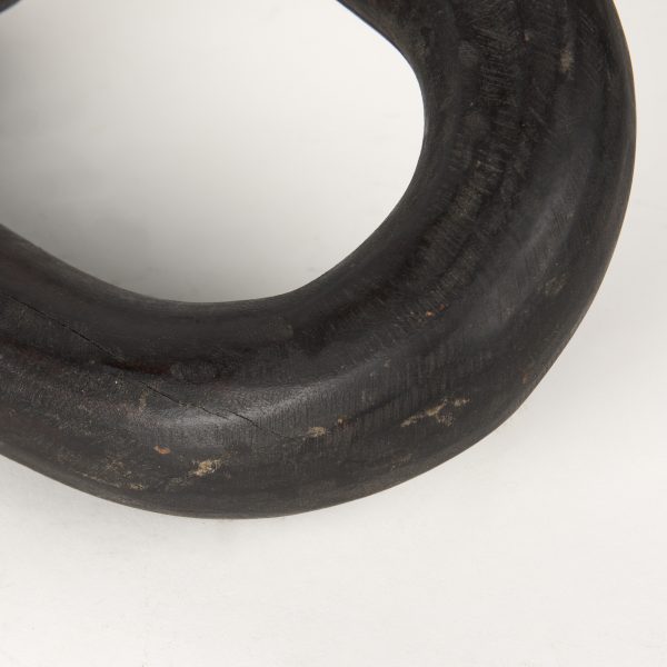 Tayla Large Black Brown Wood Chain Link 7