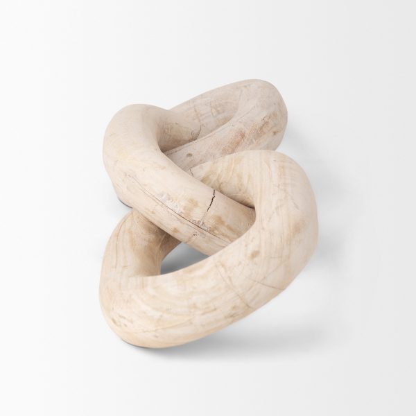 Tayla Large Blonde Wood Chain Link 2