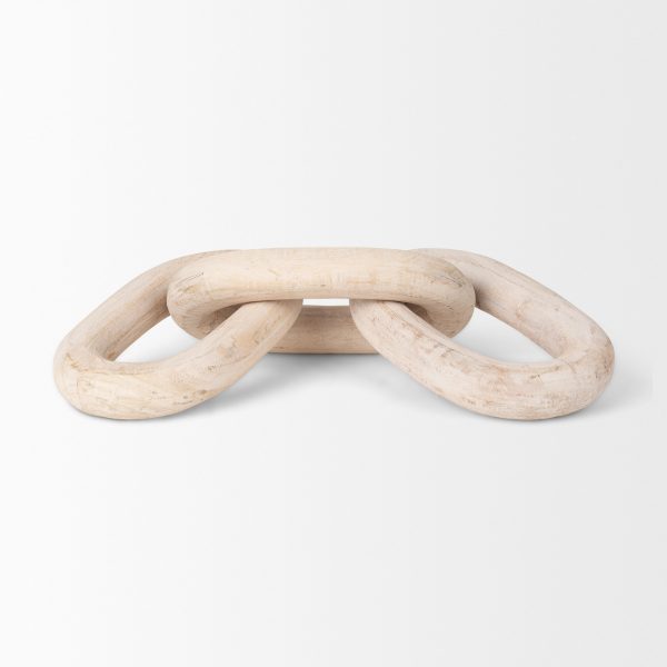 Tayla Large Blonde Wood Chain Link 4