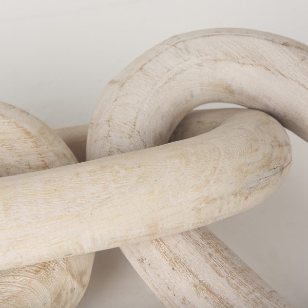 Tayla Large Blonde Wood Chain Link 6
