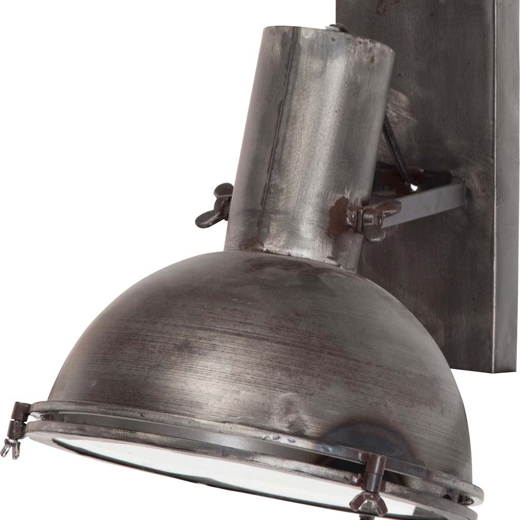 Taza 10.3x12 Gray Metal Dome Shade Wall Sconce 1 Taza 10.3x12 Gray Metal Dome Shade Wall Sconce