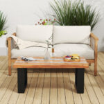 Teak Wood Coffee Table with River-Inspired Epoxy Tabletop 9 Teak Wood Coffee Table with River-Inspired Epoxy Tabletop