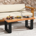 Teak Wood Coffee Table with River-Inspired Epoxy Tabletop 13 Teak Wood Coffee Table with River-Inspired Epoxy Tabletop