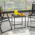 Tempered Glass End Table with Metal Frame for Small Spaces 8 Tempered Glass End Table with Metal Frame for Small Spaces