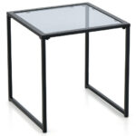 Tempered Glass End Table with Metal Frame for Small Spaces 10 Tempered Glass End Table with Metal Frame for Small Spaces