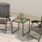 Tempered Glass End Table with Metal Frame for Small Spaces 13 Tempered Glass End Table with Metal Frame for Small Spaces