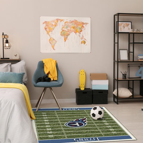 Tennessee Titans 4x6 Homefield Football Field Area Rug 4