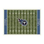 Tennessee Titans 6x8 Homefield Football Field Area Rug