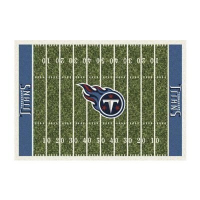 Tennessee Titans 6x8 Homefield Football Field Area Rug