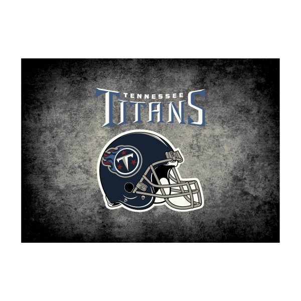 Tennessee Titans 8x11 Distressed Area Rug 2
