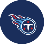 Tennessee Titans Chrome Logo American Crafted Bar Stool