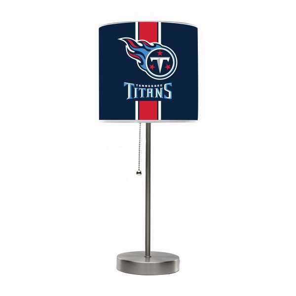 Tennessee Titans Chrome USB Charging Lamp with Shade Insert 1