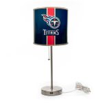 Tennessee Titans Chrome USB Charging Lamp with Shade Insert