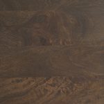 Terra 48L x 28W x 15H Dark Brown Wood Oval Fluted Coffee Table