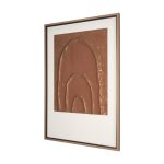 Terracotta Arches II by Mercana Studio Hand Embelished Textured Framed Art Print Matted under Glass