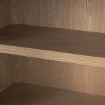 Teva Two Toned Dark w/Light Wood Arched Curio Cabinet