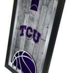 Texas Christian University 15x26 Basketball Wall Mirror