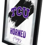 Texas Christian University 17x22 Logo Wall Mirror (Alternate)