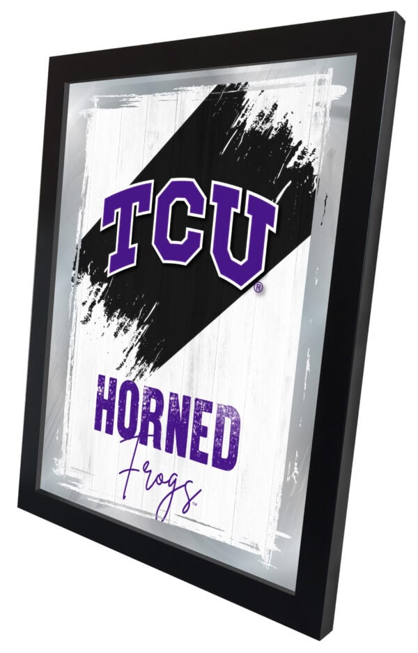 Texas Christian University 17x22 Logo Wall Mirror Alternate