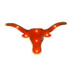 Texas Longhorns Logo Lighted Recycled Metal Sign 4 Texas Longhorns Logo Lighted Recycled Metal Sign