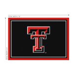 Texas Tech 6x8 Spirit Rug 5 Texas Tech 6x8 Spirit Rug