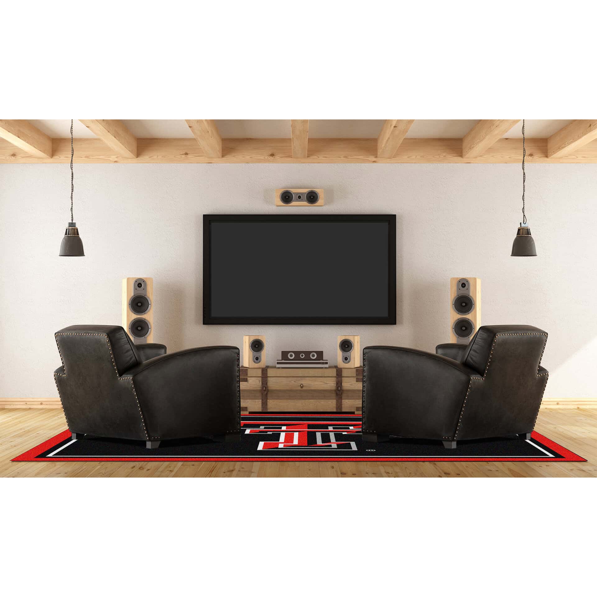 Texas Tech 6x8 Spirit Rug 4 Texas Tech 6x8 Spirit Rug - Image 4