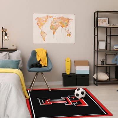 Texas Tech University 4x6 Spirit Rug
