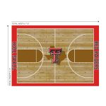 Texas Tech University 6x8 Courtside Rug