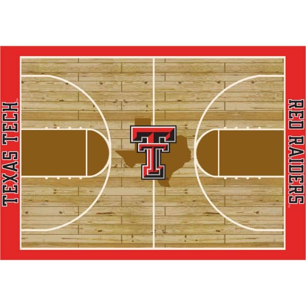 Texas Tech University 6x8 Courtside Rug 2