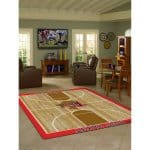 Texas Tech University 8x11 Courtside Rug
