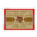 Texas Tech University 8x11 Courtside Rug