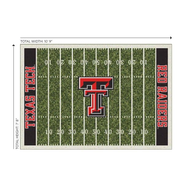 Texas Tech University 8x11 Homefield Rug 2