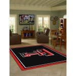 Texas Tech University 8x11 Spirit Rug 4 Texas Tech University 8x11 Spirit Rug