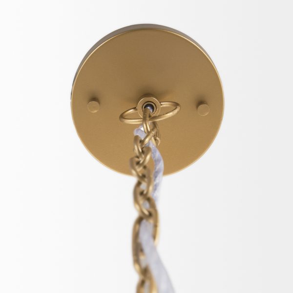 Thad 1 Light Natural Woven Rattan Dome Pendant 4
