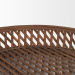 Thala Medium Brown Round Wicker Tray (Set of 2)