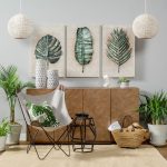 Theta 15.5x14.5 White-Washed Wood Beaded Pendant Light