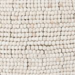 Theta 30.0 L x 30.0 W x 15.0 H White-Washed Beaded Chandelier