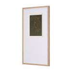Thoroughbred III Olive by Mercana Studio Hand Embelished Framed Art Print Matted under Glass