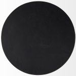 Timothy 16.0L x 16.0W X 20.0H Ebony Black Iron Side Table