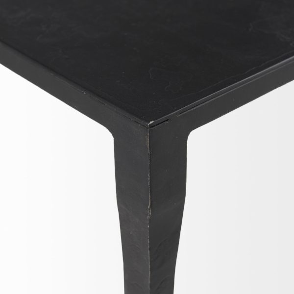 Timothy 42.0 X 22.0 X 15.5 Ebony Black Iron Coffee Table 6