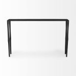 Timothy 48.0 X 8.0 X 30.0 Ebony Black Iron Console Table