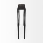 Timothy 48.0 X 8.0 X 30.0 Ebony Black Iron Console Table