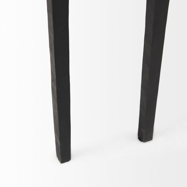 Timothy 48.0 X 8.0 X 30.0 Ebony Black Iron Console Table 8
