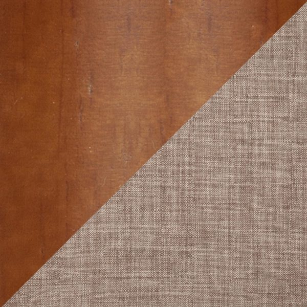 Tintori Brown Fabric Contemporary Dining Accent Chairs Set of 2 8