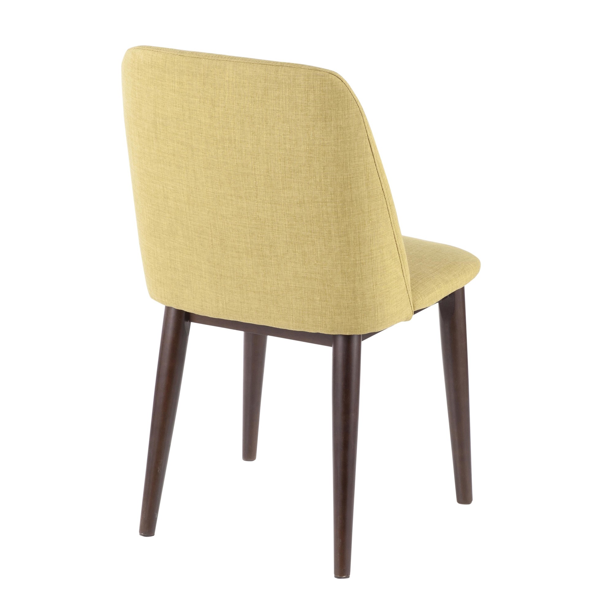 Tintori Green Fabric Contemporary Dining Chairs (Set of 2) 5 Tintori Green Fabric Contemporary Dining Chairs (Set of 2) - Image 5