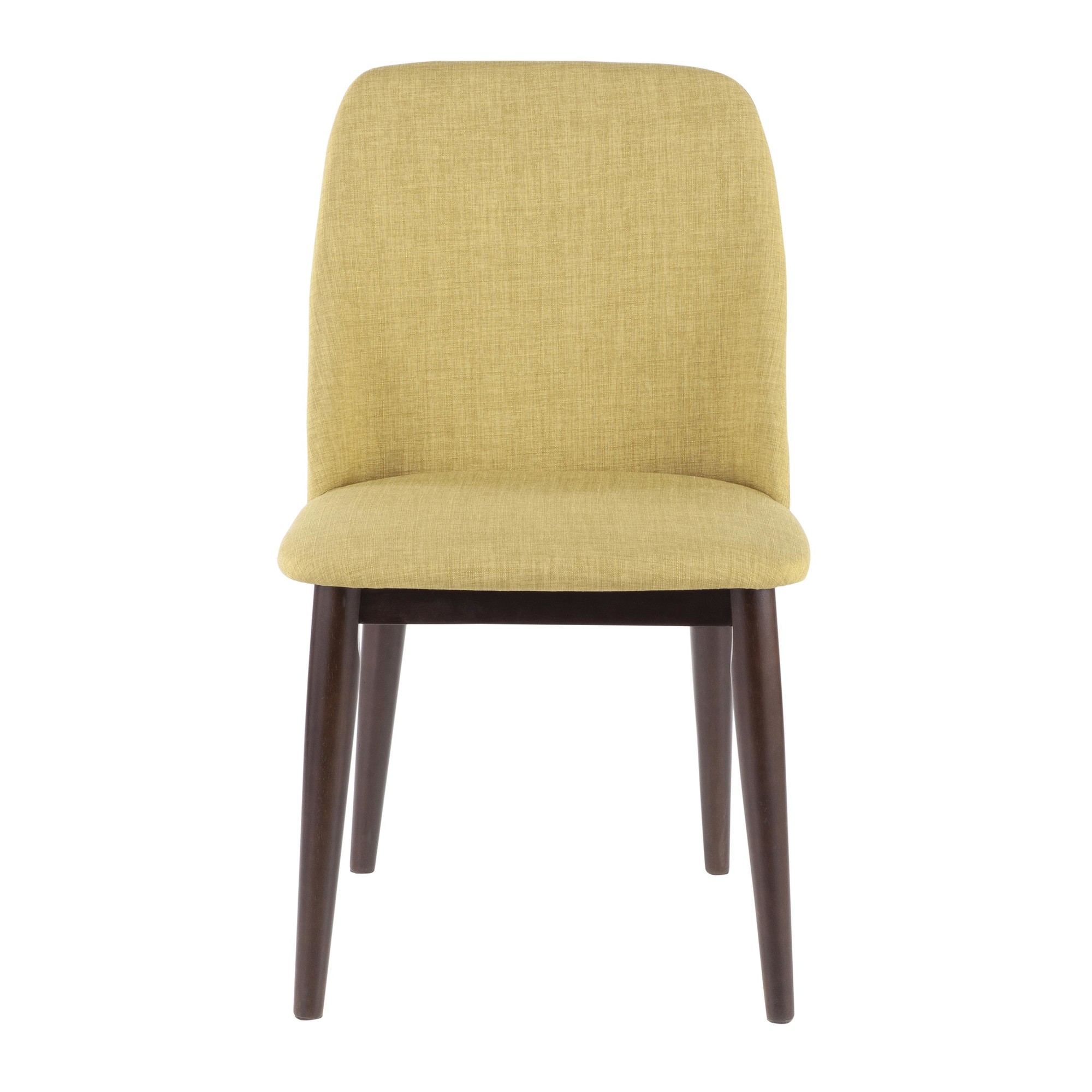 Tintori Green Fabric Contemporary Dining Chairs (Set of 2) 7 Tintori Green Fabric Contemporary Dining Chairs (Set of 2) - Image 7